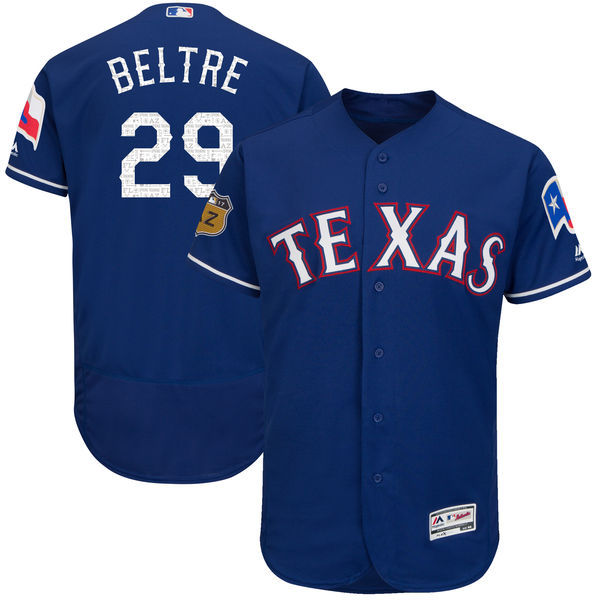 2017 MLB Texas Rangers #29 Beltre Blue Jerseys->->MLB Jersey